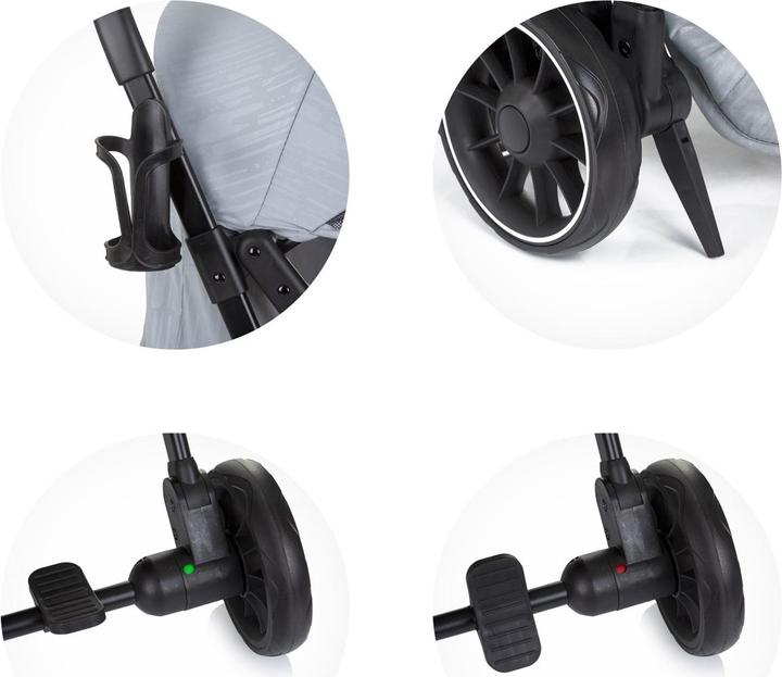Actual product image Chipolino Poussette, Buggy Kiss, pliable