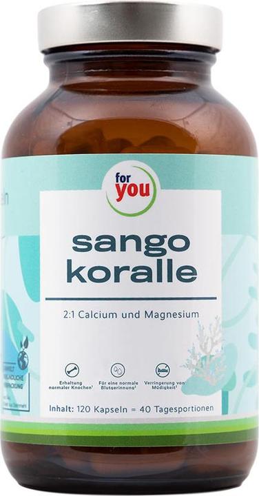 Produktbild For You sango koralle (120 Stück, Kapseln, 146.40 g)