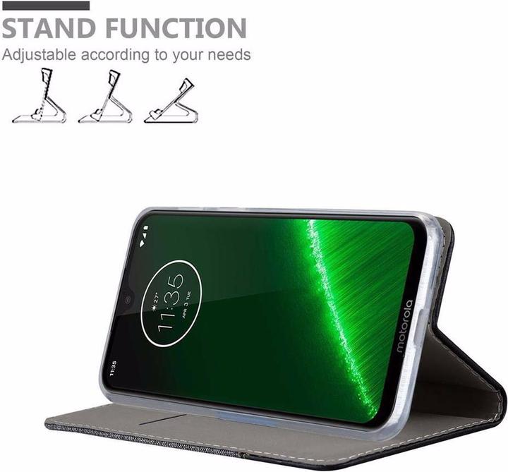 Image du produit Cadorabo Couverture look jeans Book (Motorola Moto G7, Motorola Moto G7 Plus)