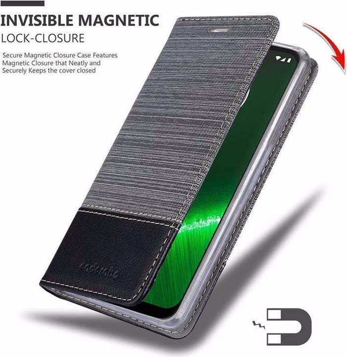 Image du produit Cadorabo Couverture look jeans Book (Motorola Moto G7, Motorola Moto G7 Plus)