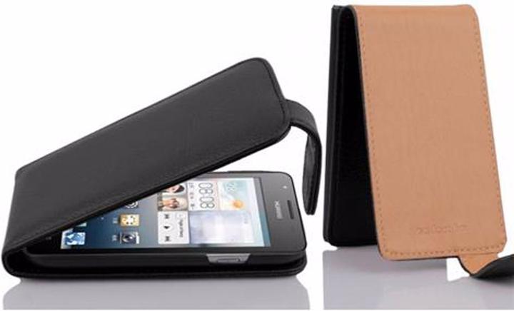 Produktbild Cadorabo Flip mit Struktur Cover (Huawei Ascend G520, Huawei Ascend G510, Huawei Ascend G525)