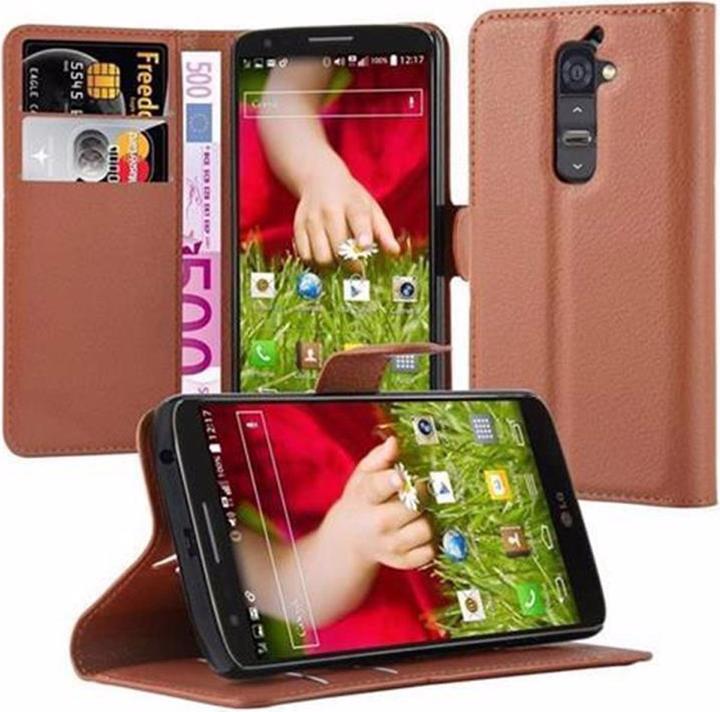 Produktbild Cadorabo Book mit Standfunktion Cover (LG G2)