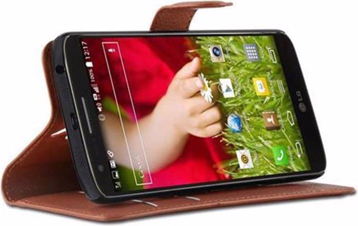 Produktbild Cadorabo Book mit Standfunktion Cover (LG G2)