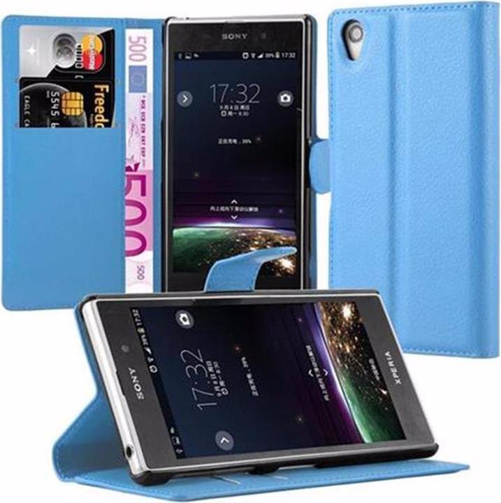 Actual product image Cadorabo Book with stand function cover (Sony Xperia Z1)