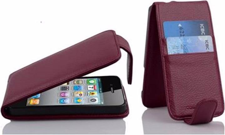 Produktbild Cadorabo Flip mit Kartenfach Cover (Apple iPhone 4s, Apple iPhone 4)