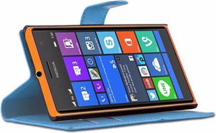 Actual product image Cadorabo Book with stand function cover (Nokia Lumia 730)