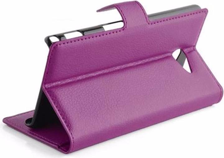Actual product image Cadorabo Book with stand function cover (Sony Xperia M2)
