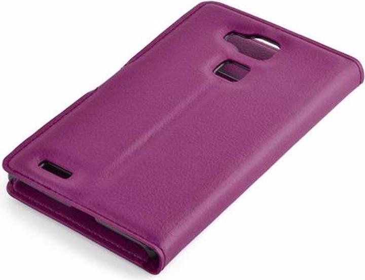 Actual product image Cadorabo Book with stand function cover (Huawei D3 Mate 7)