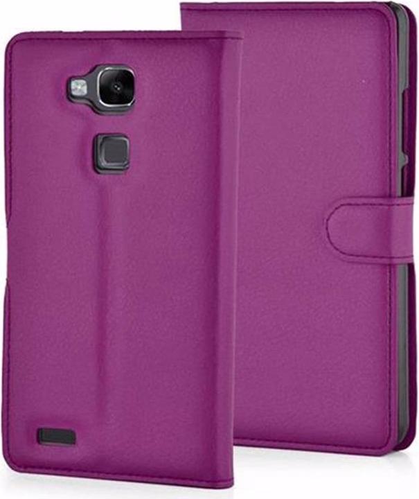 Actual product image Cadorabo Book with stand function cover (Huawei D3 Mate 7)