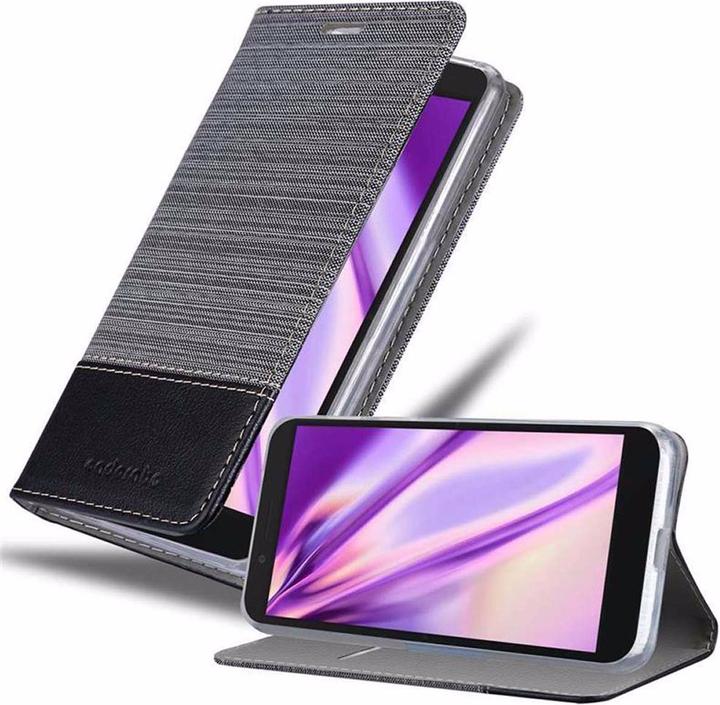 Produktbild Cadorabo Book Jeans Optik Cover (Alcatel 1C (2019))