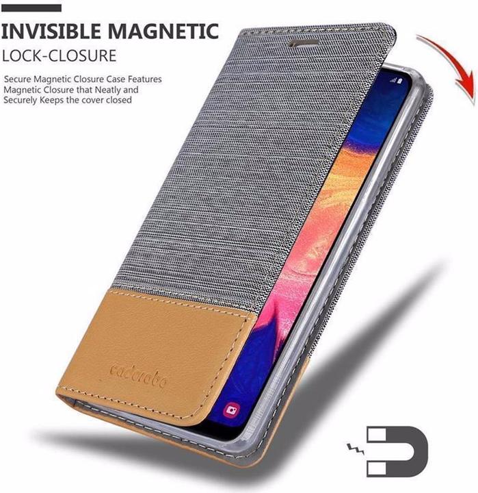Actual product image Cadorabo Book Jeans Optics Cover (Samsung Galaxy A10, Samsung Galaxy M10)