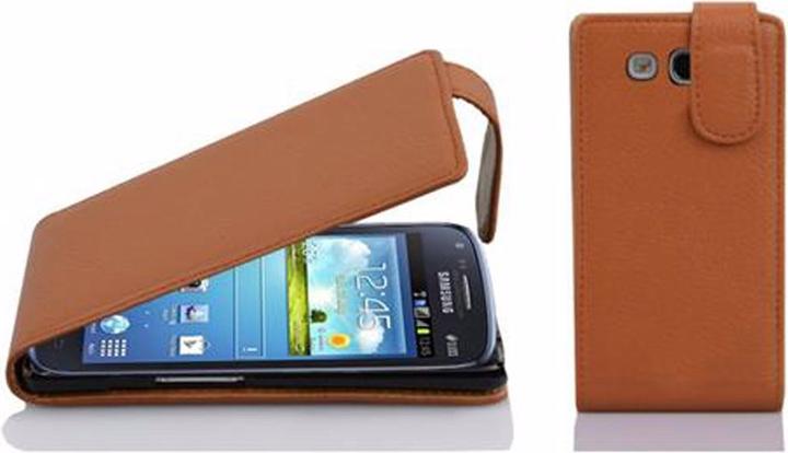 Productafbeelding Cadorabo Flip met structuurhoes (Samsung Galaxy Core, Samsung Galaxy Core Duo's)