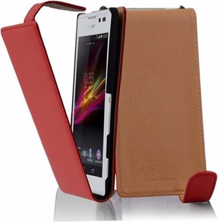 Actual product image Cadorabo Flip Smooth Cover (Sony Xperia C)