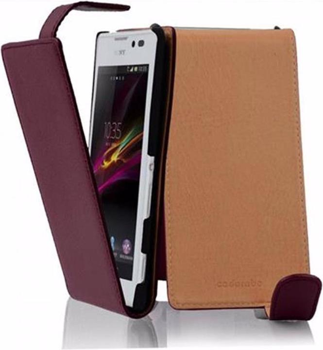 Produktbild Cadorabo Flip mit Struktur Cover (Sony Xperia C)