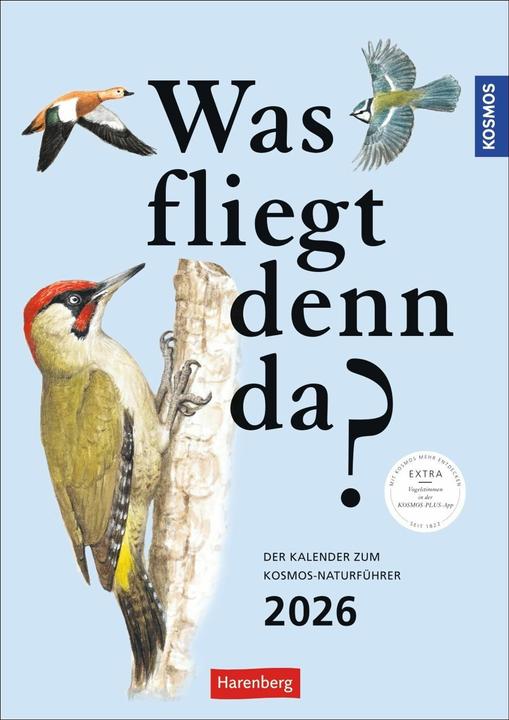 Immagine prodotto Harenberg KOSMOS Was fliegt denn da? Wochenplaner 2026 - Der Kalender zum KOSMOS-Naturführe (Tedesco)