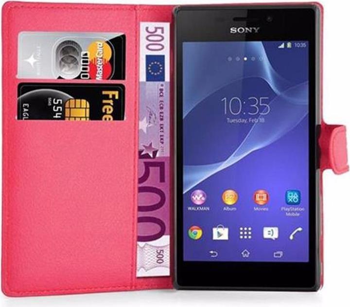 Image du produit Cadorabo Book avec fonction stand Cover (Sony Xperia M2 Aqua, Sony Xperia M2)