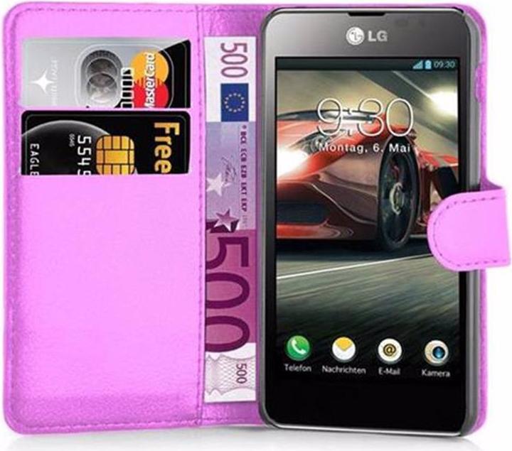 Image du produit Cadorabo Book avec fonction stand Cover (LG Optimus F5, LG Lucid 2)