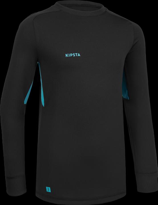 Immagine prodotto Kipsta Maglia da portiere di calcio per bambini - F100 nero (6, 7, 8)