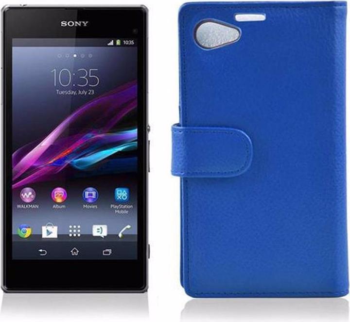 Actual product image Cadorabo Book with structure cover (Sony Xperia Z1 Compact)