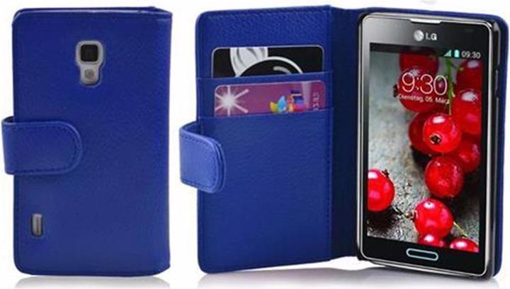 Produktbild Cadorabo Book mit Struktur Cover (LG Optimus L7 II)