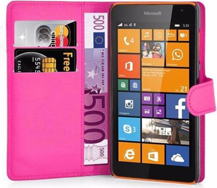 Actual product image Cadorabo Book with stand function cover (Microsoft Lumia 535)