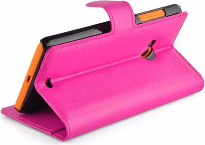 Actual product image Cadorabo Book with stand function cover (Microsoft Lumia 535)