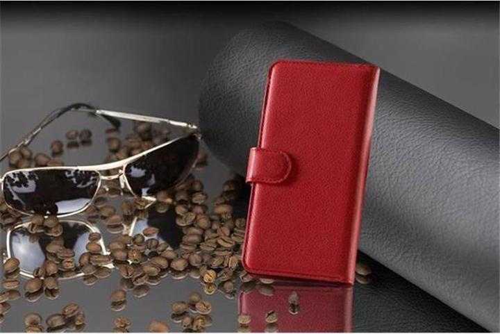 Actual product image Cadorabo Book with stand function cover (Huawei D3 Mate 7)