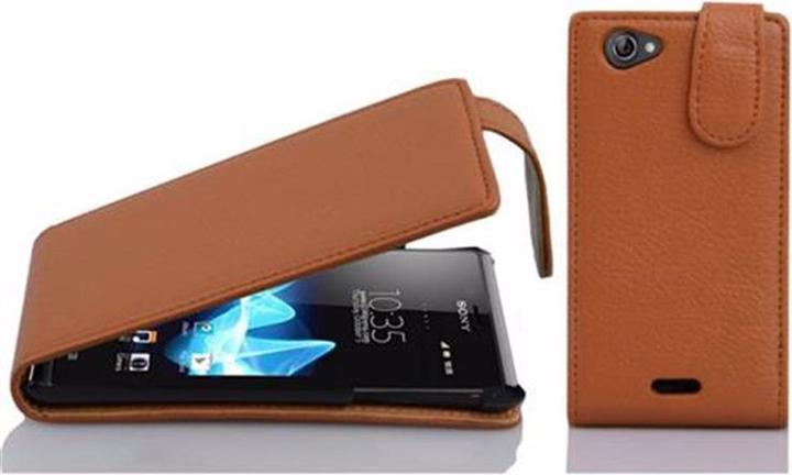 Image du produit Cadorabo Flip avec couverture structurée (Sony Xperia J)