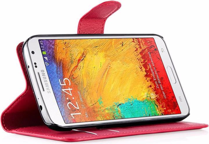Actual product image Cadorabo Book with stand function cover (Samsung Galaxy Note 3 Neo)