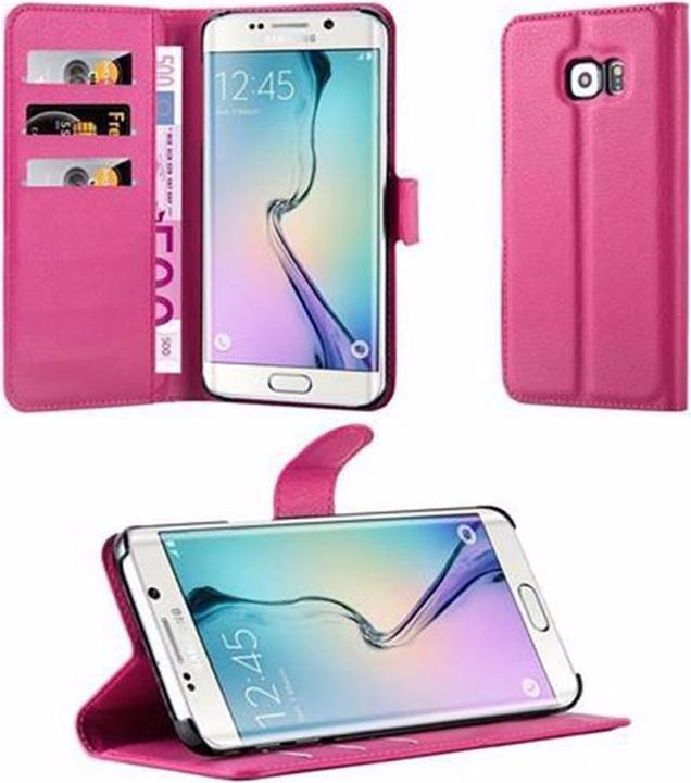 Actual product image Cadorabo Book with stand function cover (Samsung Galaxy S6 Edge)