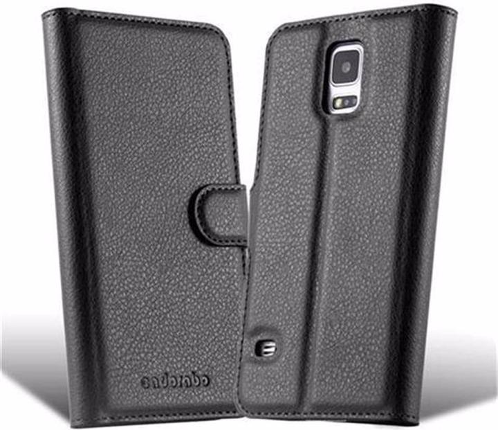 Actual product image Cadorabo Book with stand function cover (Samsung Galaxy S5, Samsung Galaxy S5 Neo)