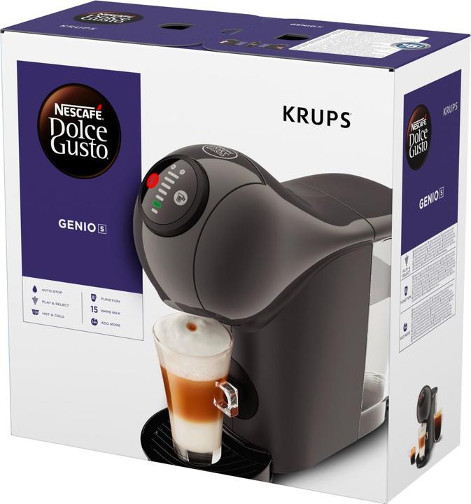 Actual product image Krups Nescaf Dolce Gusto GENIO S KP243B - Koffiecupmachine - Antraciet (EU plug)