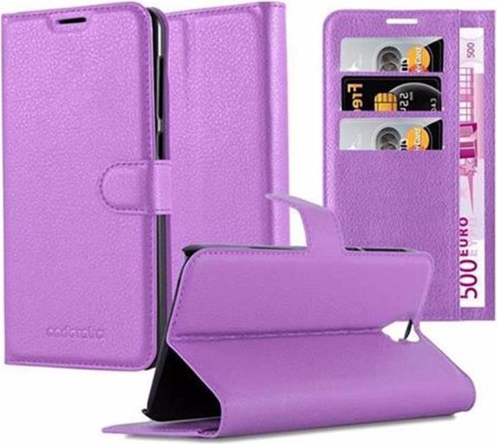 Actual product image Cadorabo Book with stand function cover (HTC One E9 Plus)