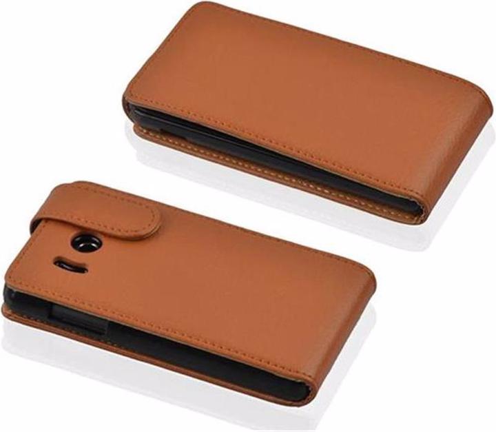 Actual product image Cadorabo Flip with structure cover (Huawei Ascend Y330, Huawei Ascend Y360, Huawei Ascend Y300)