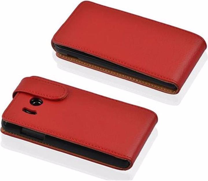 Actual product image Cadorabo Flip with structure cover (Huawei Ascend Y300)