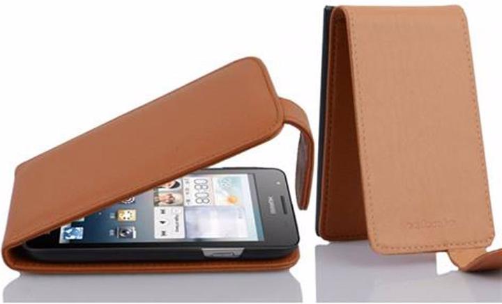 Productafbeelding Cadorabo Flip met structuurhoes (Huawei Ascend G510, Huawei Ascend G520, Huawei Ascend G525)