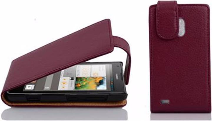 Actual product image Cadorabo Flip with structure cover (Huawei Ascend G700)