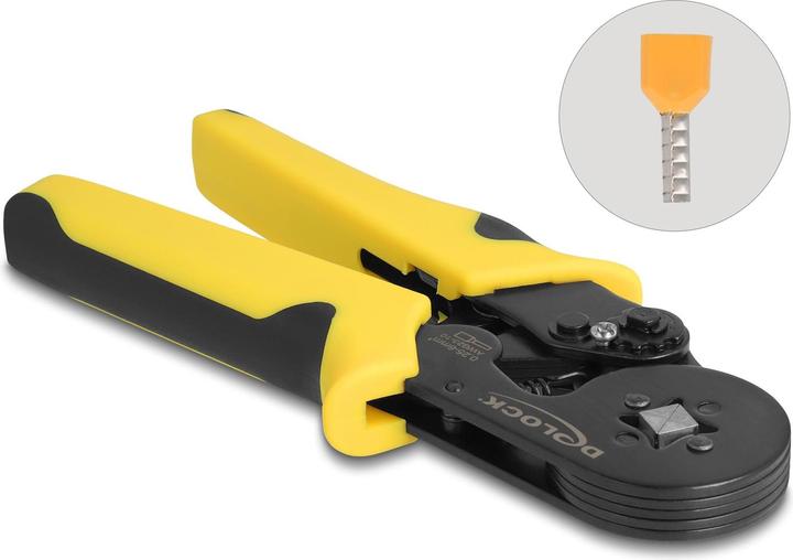 Delock Crimping pliers of ferrules self-adjusting - square (172 mm)
