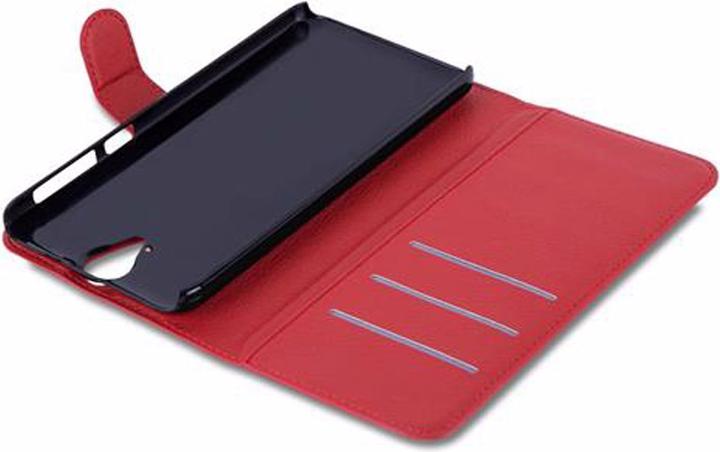 Actual product image Cadorabo Book with stand function cover (HTC One E9 Plus)