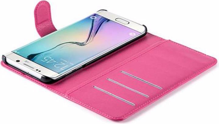 Actual product image Cadorabo Book with stand function cover (Samsung Galaxy S6 Edge)
