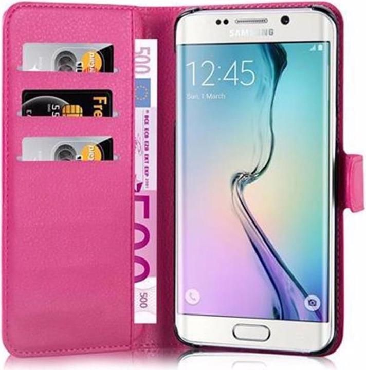 Actual product image Cadorabo Book with stand function cover (Samsung Galaxy S6 Edge)