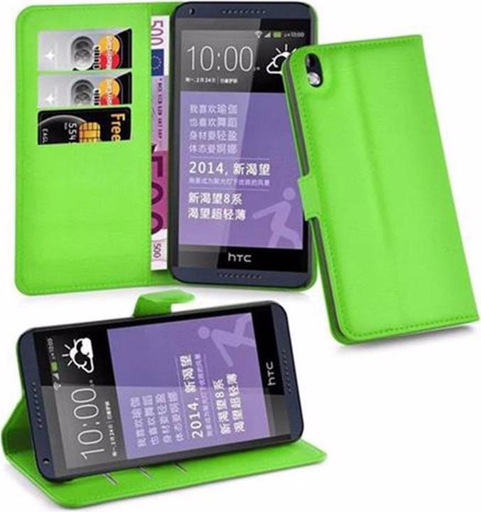 Actual product image Cadorabo Book with stand function cover (HTC Desire 816)