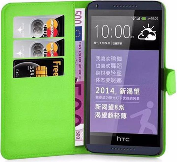 Actual product image Cadorabo Book with stand function cover (HTC Desire 816)