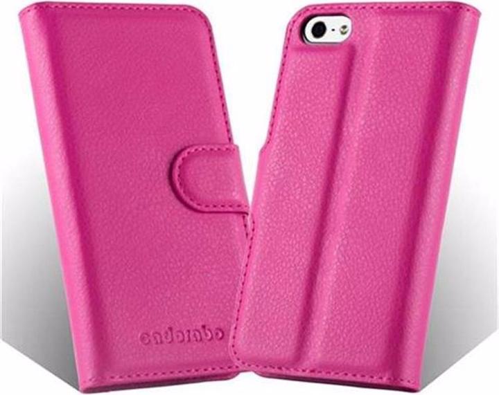 Actual product image Cadorabo Book with stand function cover (Apple iPhone 5)