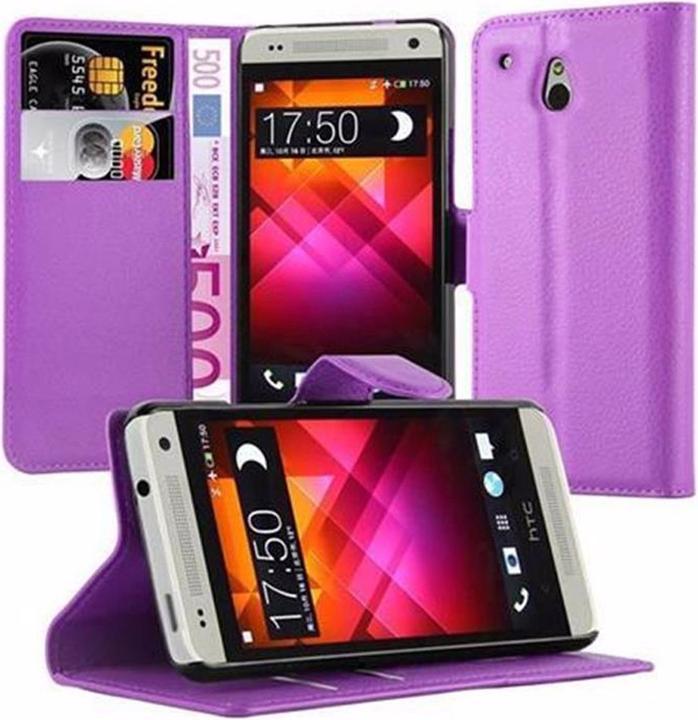 Actual product image Cadorabo Book with stand function cover (HTC One Mini)