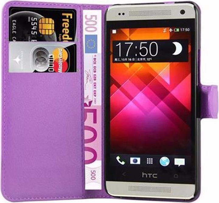 Actual product image Cadorabo Book with stand function cover (HTC One Mini)