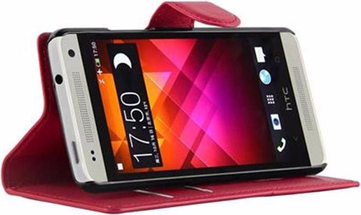 Actual product image Cadorabo Book with stand function cover (HTC One Mini)