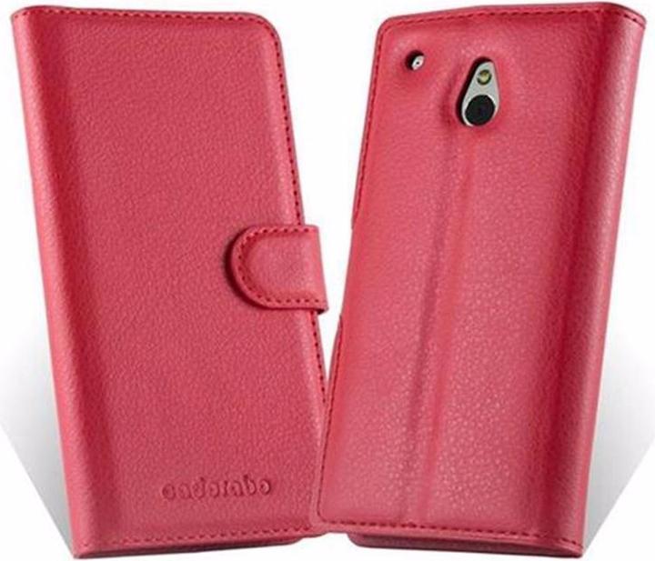 Actual product image Cadorabo Book with stand function cover (HTC One Mini)