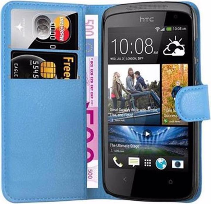 Produktbild Cadorabo Book mit Standfunktion Cover (HTC Desire 500)