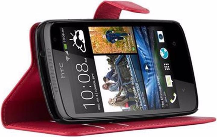 Actual product image Cadorabo Book with stand function cover (HTC Desire 500)